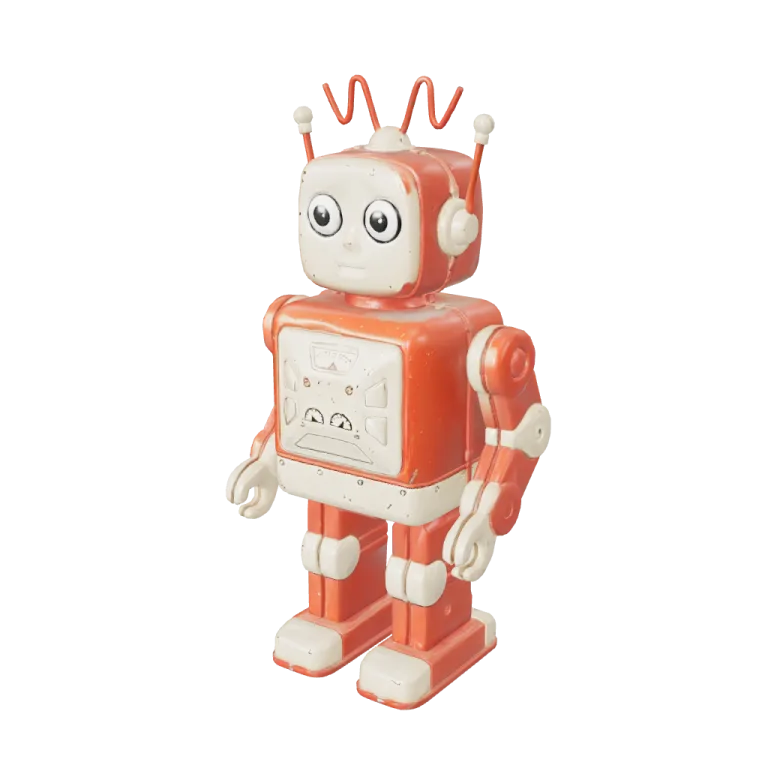 Toy robot, High tier, PBR
