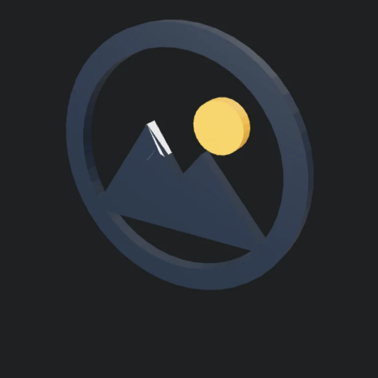 Logo badge from an SVG